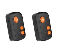 ISTOVO 2X GPS + Beidou Tracker -V51 WiFi Compatible con 4G LTE/3G WCDMA/2G gsm SOS Alarma Seguimiento de Voz Bidireccional Impermeable (B)