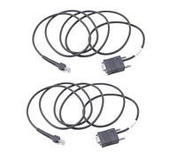 ISTOVO 2X Ls2208 Rs232 Serial Cable Cba-R01-S07Par para Escáner de Código de Barras SíMbolo Ls2208 6.5 Pies