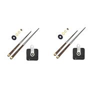 ISTOVO 2X Mecanismo de Movimiento de Reloj de Alto Torque Reloj de Cuarzo de Pared Grande Manecillas Largas de Madera de Nogal Piezas de Reparación DIY, Reemplazo de 31mm