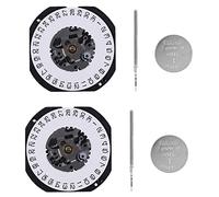 ISTOVO 2X Movimiento de Reloj de Cuarzo Japonés VX32 VX32E Date At 3 con Vástago de Ajuste Y Accesorios Piezas de Reparación de Reloj de Batería