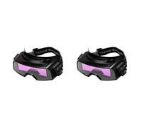 ISTOVO 2X Oscurecimiento AutomáTico Gafas de Soldadura MáScara Tapa de Soldadura para TIG MIG Gafas de Soldadura Profesional Gafas Equipo de Soldadura