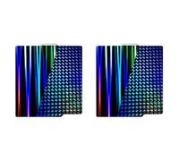 ISTOVO 2X Placa de Construcción H1H para -Lab X1C/X1/X1E/P1P/P1S/A1 Cama de Impresión, Haz de Luz de 257 X 257 mm + Placa de de Acero con Resorte Fantasma