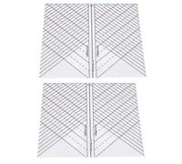 ISTOVO 2X Regla Recta para Acolchar en, Regla Recta para Coser Quilt en una Day, Paquete de 1