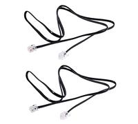 ISTOVO 2X RJ11 6P4C Cuerda Cable de telefono Modem ADSL 1 Metro