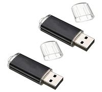 ISTOVO 2X USB Memory Stick Flash Pen Drive U Disk para Pc TV Color: Negro Capacidad: 1Gb