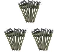 ISTOVO 30 Piezas Carpa Pesca Conector Giratorio PVA Tubo Bolsas Vástagos Bolsa SóLida Vástagos Plomo Insertar Terminal