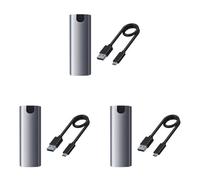 ISTOVO 3X M2 SSD Case NGFF To USB 3.1 Gen 2 5Gbps SSD Enclosure para NGFF B Key/(B+M) Key SSD Hard Disk Box Adaptador M.2