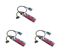 ISTOVO 3X Mini PCIe A PCI Express 16X Riser para Computadora Portátil Tarjeta Gráfica Externa BTC Miner MPCIe A PCI-E Ranura Tarjeta de Minería