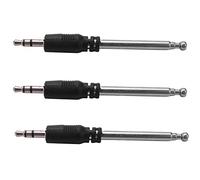ISTOVO 3X Radio Antena 3.5mm 4 Secciones TelescóPica Antena FM Radio para Teléfono Celular Móvil Mp3 Mp4 Audio Equipment