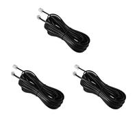 ISTOVO 3X RJ11 6P4C Cuerda Cable de Telefono Modem ADSL 10 Metros