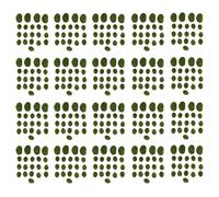 ISTOVO 400 Piezas 2 Tamaños de Moss Artificial Rocas Artificiales Faux Green Moss Covered Stones