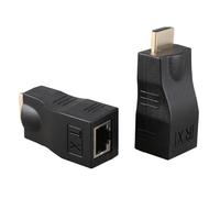 ISTOVO 4K 3D 1.4 30M Extensor A RJ45 sobre el Adaptador de Ethernet de la Red del 5e / 6