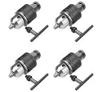 ISTOVO 4X 1.5-10 mm 1/16 Pulgada - 3/8 Pulgada Capacidad Llave Taladro Portabrocas Llave Convertidor 1/2 Pulgada Adaptador Hembra Cuadrado