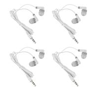 ISTOVO 4X Auriculares Estéreo de 3,5 mm en la Oreja Auriculares Auriculares Auriculares para Teléfono Móvil MP4 MP3