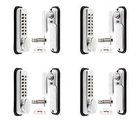 ISTOVO 4X Botón Digital Cerradura de Puerta Teclado Teclado Código Combinación Acceso Mecánico Sin Llave