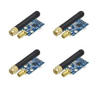 ISTOVO 4X Módulo Inalámbrico CC1101 con Antena SMA Módulo Transceptor Inalámbrico para Mejorar la Señal de 433 MHz