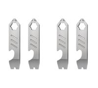 ISTOVO 4X TC4 Palanca de AleacióN de Titanio Abrebotellas Llave de Escala Graduada Herramientas para Exteriores Equipo de Camping MultifuncióN