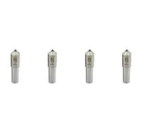 ISTOVO 4X Tocador de Diamante con Punta de Octaedro para Amoladora de Muelas, Herramienta de Piedra, Piezas de Reparación de Bolígrafos, Afilador de Muelas