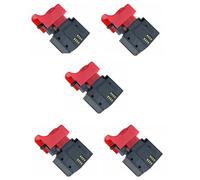ISTOVO 5 Piezas FA2-6 / 1BEK 250V 6A 5E4 Bloqueo en Herramienta Eléctrica Interruptor de Gatillo de Taladro Eléctrico Interruptor Accesorios de Herramienta Eléctrica