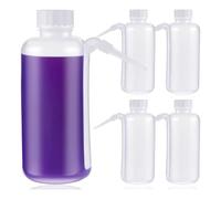 ISTOVO 5 Unidades de Dispensador de Jugo para Copa de Comunión, Antigoteo, con Pajita Lateral, para Iglesia, 17 Oz.