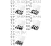 ISTOVO 50 Juegos de Sujetadores Giratorios de Marino con Ojal de Botón Giratorio para Lonas, Barcos, Veleros, Vehículos Recreativos, Botones Giratorios de Sujeción