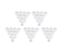 ISTOVO 50 x Decoración de Navidad Modelado de de Esfera de Espuma de Poliestireno Bola de 10cm -