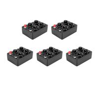 ISTOVO 5X 0-9999 Ohmio Caja de Resistencia Simple Precisión Decadencia Variable Resistor Instrumento de Enseñanza