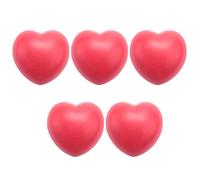 ISTOVO 5X Bola del Alivio del Estres Cardiaco Rojo