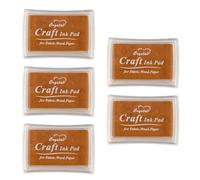 ISTOVO 5X Buffer Teniendo Sellos Preentintados para los Manuales Junta Bronce