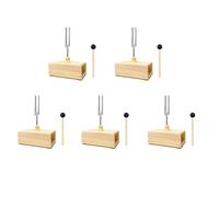 ISTOVO 5X DipasóN de 432 Hz con Caja de Resonancia, para CuracióN con Sonido, EnseñAnza de Resonancia del DiapasóN, Pruebas de AudicióN, MeditacióN