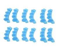 ISTOVO 6 Pares Corrector, Separador del Dedo del Pie, Protectores de Socorro de Juanete Martillo de Gel de Material Enderezadora del Dedo del Pie, Los Dedos En Martillo Y