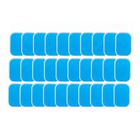 ISTOVO 60PCS Almohadilla de Gel EMS, Almohadilla de Reemplazo de Gel de Electrodo, Almohadilla de Gel Absorbente EMS, Accesorios para Entrenador de MúSculos Abdominales