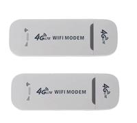 ISTOVO 6X Adaptador de Red de MóDem USB 4G LTE con Punto de Acceso WiFi Tarjeta SIM Enrutador InaláMbrico 4G para Win XP Vista 7/10 10.4