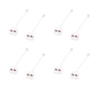 ISTOVO 8pzs 6P4C RJ11 Dual Hembra A Macho Adaptador de Divisor de Cable de Telefono