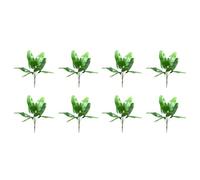 ISTOVO 8X Plantas Artificiales Hojas Tropicales Banana Tree Faux Palm Leaf of Plant Hojas Falsas Interior Exterior JardíN DecoracióN de la Boda