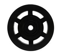 ISTOVO 95mm Negro Cable Rueda polea del cojinete Pierza Equipo de Gimnasia Resistente al Desgaste