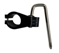 ISTOVO Abrazadera de Tambor con Varilla en L, Soporte de Clip en Forma de U para Estudio de Música en Casa.