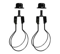 ISTOVO Adaptador de Soporte de Arpa para Pantalla de Lámpara. Incluye Remate y Niveladores para Mantener los Herrajes en Su Lugar. Paquete de 2.