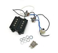 ISTOVO ArnéS de Cables para Pastillas de Guitarra EléCtrica PB Juego de Pastillas de Puente y Cuello de Guitarra EléCtrica de 4 Cuerdas