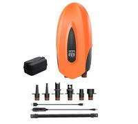 ISTOVO Bomba de Aire Eléctrica Sup Inflador Eléctrico Inalámbrico Bomba de Aire de Alto Volumen Compresor de Aire Portátil de Doble Función para Barcos B