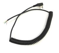 ISTOVO Cable de Micrófono para Walkie Talkie, Cable de Repuesto, Cable de Micrófono K-Plug, Accesorios para Walkie Talkie, Walkie Talkie Universal DIY
