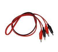 ISTOVO Cable de Puente de Cable de Prueba de Pinzas de Cocodrilo de Doble Extremo de 1M