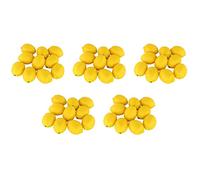 ISTOVO Fake Fruit Home House Kitchen Party Decoration Artificial Lifelike Simulation Amarillo Lemon 50Pcs Set