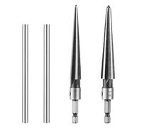 ISTOVO Herramienta de Escariador Cónico en T de 2 Piezas, Herramienta de Escariador Manual Orificio para Pasador Puente de 3-13 mm (1/8-1/2 Pulgadas) y 5-16 mm (1/2-5/8 Pulgadas)