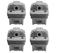 ISTOVO Juego de 4 piezas de cilindro de 44 mm 52 CC 1E44F-5 44F-5 44-5 BG520 CG520 CG520 kit de pistón de montaje de cilindro piezas de recortadora