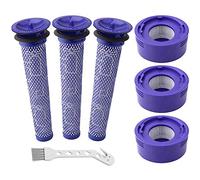 ISTOVO Kit de Reemplazo de Filtro Vacío 7 Paquetes para Aspiradora V6,V8,V7,3 Filtros de Columna HEPA,3 Prefiltros,1 Cepillo de Limpieza,NúMeros Pieza Repuesto 965661-01 y 967478-01