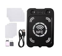 ISTOVO Lector de Tarjetas con Chip Inteligente RFID, Fotocopiadora + Lector de Claves de Cifrado NFC de 3 Tarjetas UID/CUID, Duplicador de Tokens RFID de 13,56 MHz