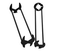 ISTOVO Llave para, Llave para Grifo, Llave para Fontanero, Llave Universal para Fontanero Debajo del, Llave para Grifo para Espacios Pequeños, 2 Piezas