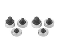 ISTOVO Mini Llave de Trinquete de 6 Piezas Llave de Dedo Llave de Dedo de Carcasa de Hierro Herramienta de Trinquete de 1/2 Pulg. 3/8 Pulg. 1/4 Pulg.