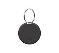 ISTOVO Mini Rastreador GPS InaláMbrico Bluetooth 5.0 Dispositivo Anti-Perdida Localizador Inteligente Rastreador de Billetera con Llave para Mascotas con Negro